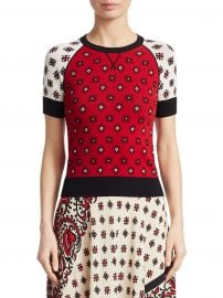 Bandana Jacquard Pullover at Saks Fifth Avenue